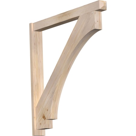 Ekena Millwork Imperial Craftsman Smooth Outlooker, Douglas Fir, 5 1/2"W x 48"D x 48"H OUT06X48X48IMP04SDF
